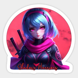 Shadow Warrior Ninja Girl Sticker